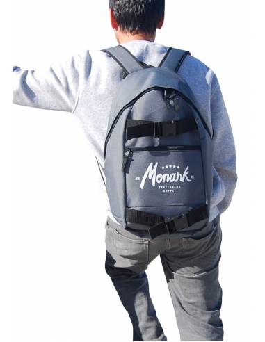Skateboard backpack, Grey