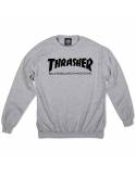 Thrasher Skate Mag Crew Grey