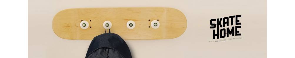 Gifts for skateboarders with personalized skateboard furniture and decoration
