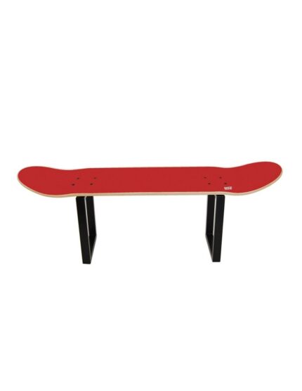Taburete bajo skate rojo