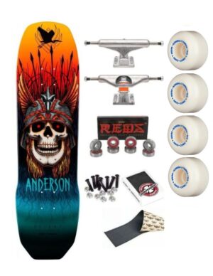 Skate Completo Powell Peralta 9.13" Pro Flight Andy Anderson Heron