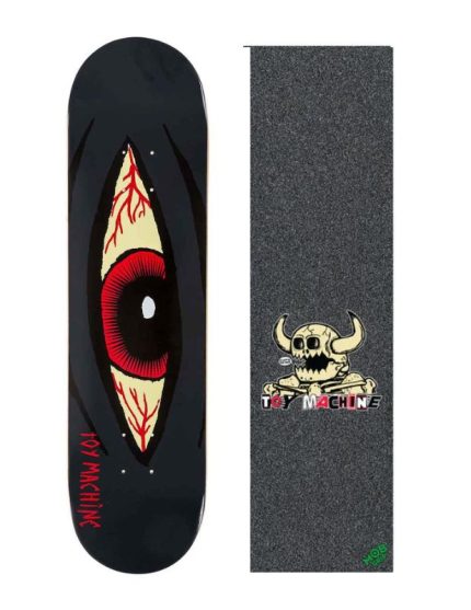 Pack Tabla Toy Machine Sect Eye + Lija Dependent 8.1