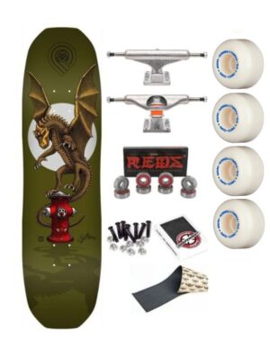 Skate Completo Powell Peralta Andy Anderson Hydrant Power Lines Top 8.4