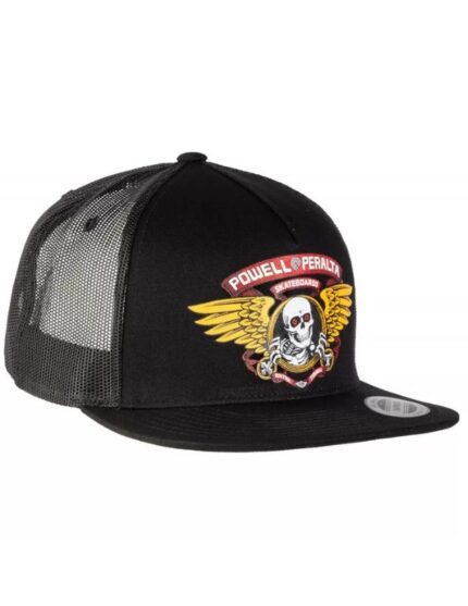 Gorra Powell Peralta Winged Ripper Trucker Negro