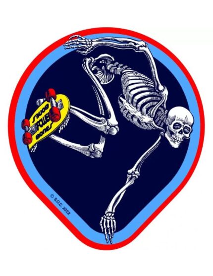 Pegatina Powell Peralta OG Skateboarding Skeleton11 Cm
