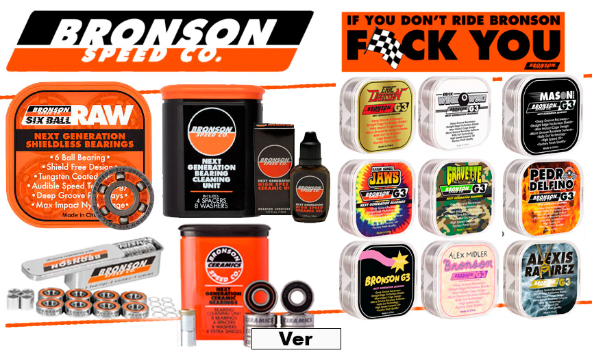 Comprar rodamientos bronson