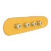 Perchero de pared Skate, Amarillo