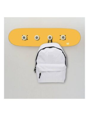 Perchero de pared Skate, Amarillo