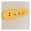 Perchero de pared Skate, Amarillo