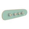 Perchero de pared Skate, Verde