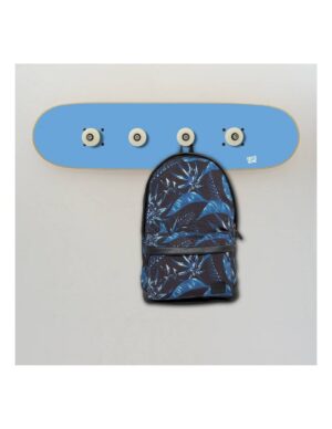 Perchero de pared Skate, Azul