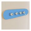 Perchero de pared Skate, Azul