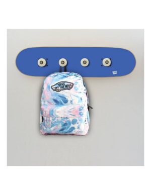 Perchero de pared Skate, Azul Royal