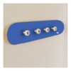 Perchero de pared Skate, Azul Royal