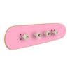 Perchero de pared Skate, Rosa