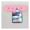 Perchero de pared Skate, Rosa