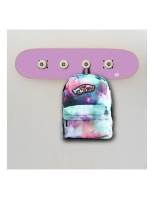Perchero de pared Skate, Morado