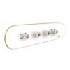 Perchero de pared Skate, Blanco
