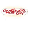 Lámpara skateboard Go Skate Day White