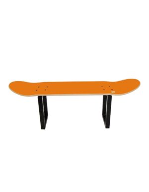 Taburete bajo skate Naranja