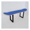 Taburete bajo skate, Azul royal.