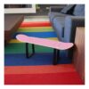 Taburete bajo skate, Rosa