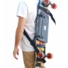 La mejor Mochila para Longboard - gris