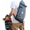 La mejor Mochila para Longboard - gris