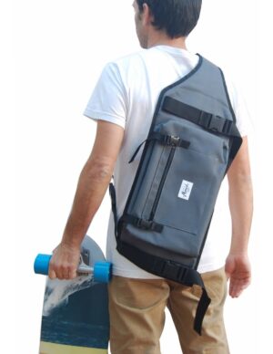 Mochila Longboard - Gris