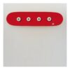 Perchero de pared Skate rojo