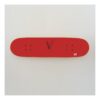 Reloj de pared skateboard rojo