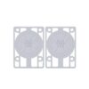 Alzas Independent 1/8" Plástico rígido Blancas