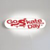 Lámpara skateboard Go Skate Day White