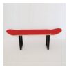 Taburete bajo skate rojo