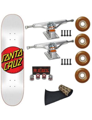 Skate Completo 8" Santa Cruz x Spitfire