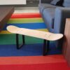 Taburete bajo Skateboard Natural
