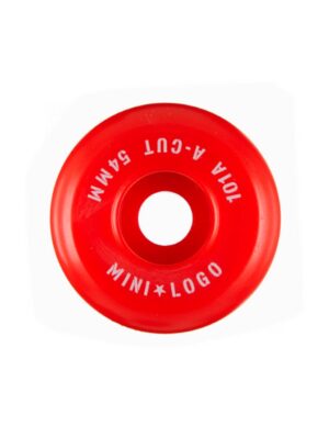 Ruedas skate Mini Logo 54mm 101A A-Cut Rojo