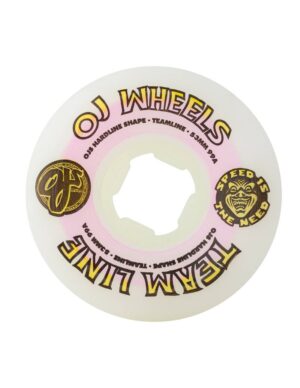 Ruedas OJ Wheels 53mm 99A Time Line Original White Purple Hardline