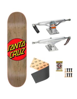 Skate Santa Cruz Classic Dot 8.37" y Ejes Independent Stage 11