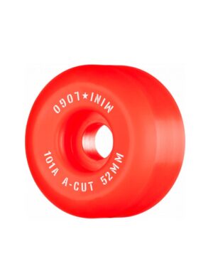 Ruedas skate Mini Logo 52mm 101A A-Cut Rojo