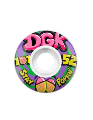 Ruedas skate DGK 52mm 101A Stay Poppin Wheels