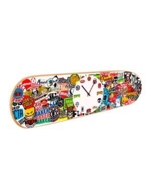 Reloj de pared marcas skateboard