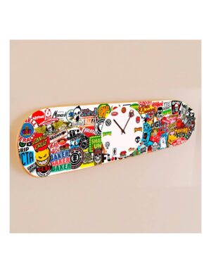 Reloj de pared marcas skateboard