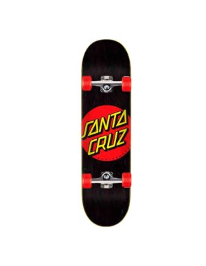 Skate Completo 8.25" Santa Cruz Classic Dot Black Bullet