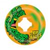 Santa Cruz Slime Balls 56mm 99A Face Melter Trip Balls Green Orange Swirl