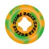 Santa Cruz Slime Balls 56mm 99A Face Melter Trip Balls Green Orange Swirl