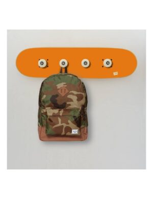Perchero de pared Skate, Naranja