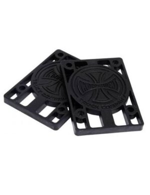 Alzas Ejes Skate Independent 1/8" Negras Pack 2