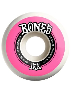 Bones 53mm 100A Formula V4 Wide White