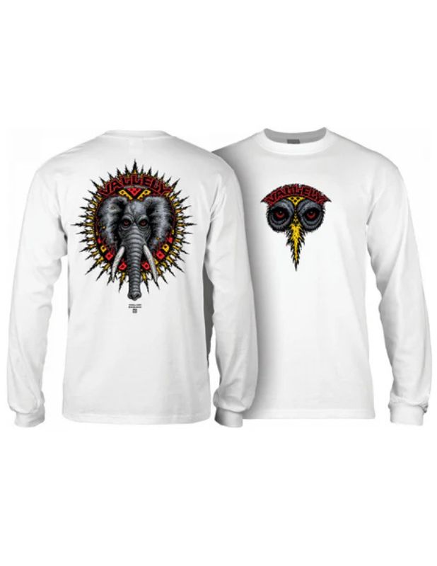 Camiseta Manga Larga Powell Peralta Mike Vallely Elephant II Blanca Monark Supply 44,90 € Camiseta Manga Larga Powell Peralta Mike Vallely Elephant II Blanca